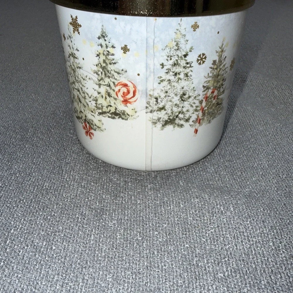 Goose Creek Peppermint 3 Wick Jar Candle 14.5 oz Christmas Tree